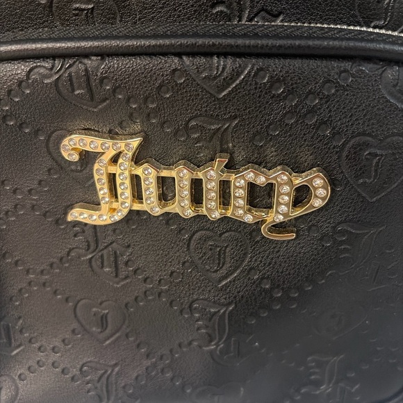 Juicy Couture Black Embossed Backpack